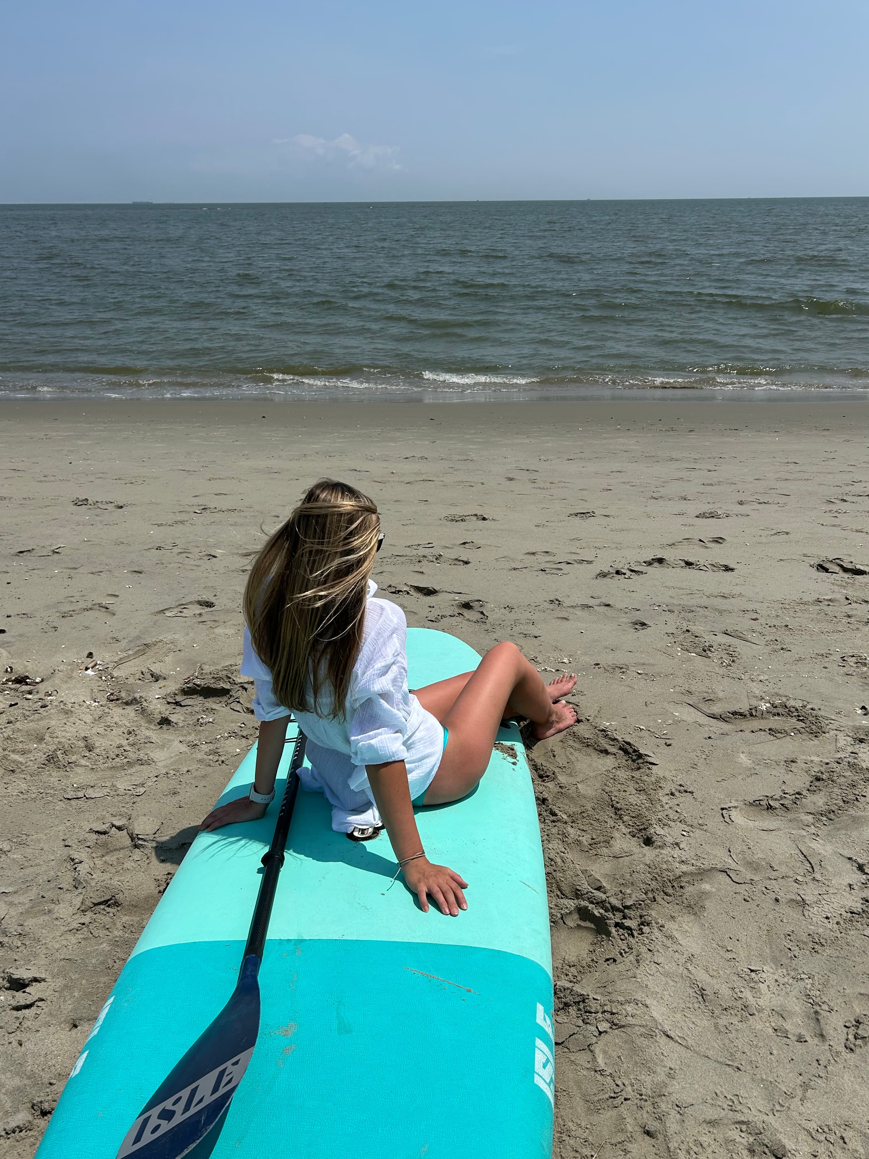 Taylor at the beach